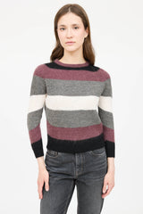 Brunello CucinelliKnit Striped Sweater