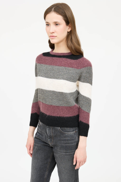 Brunello CucinelliKnit Striped Sweater