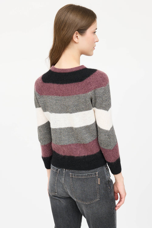 Brunello CucinelliKnit Striped Sweater
