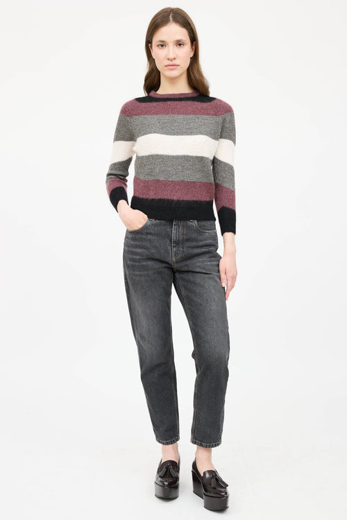 Brunello CucinelliKnit Striped Sweater