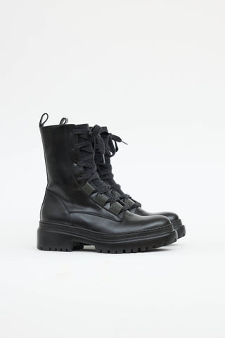 Brunello Cucinelli Monili Combat Boot
