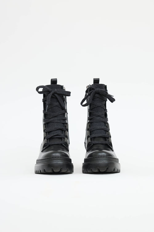 Brunello Cucinelli Monili Combat Boot