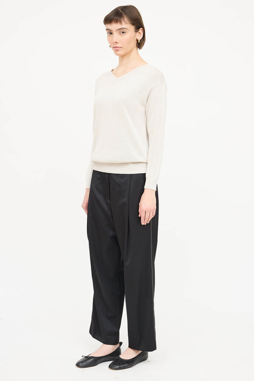 Brunello Cucinelli Wool Monili Trouser