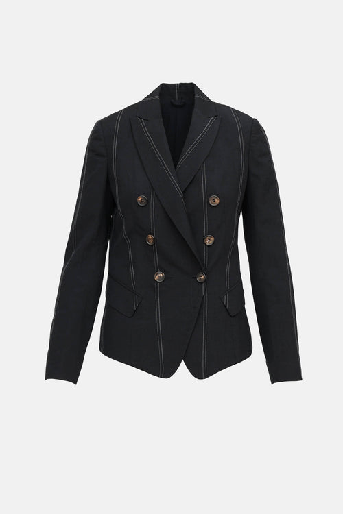 Brunello Cucinelli Molli Stripe Blazer