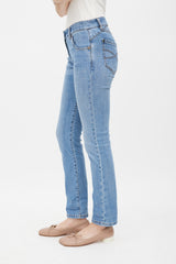 Brunello Cucinelli Blue Light Wash Skinny Jeans