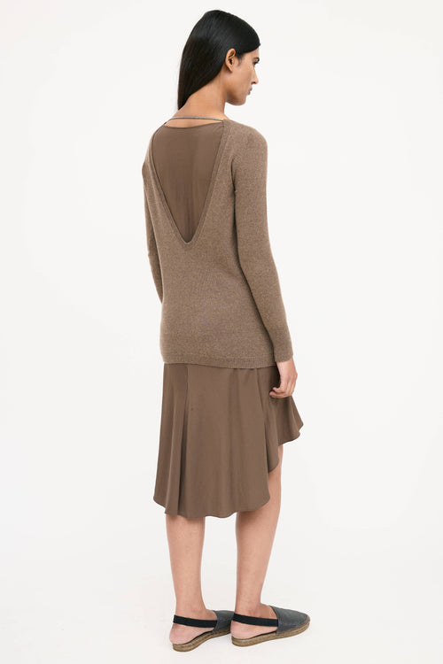 Brunello Cucinelli Cashmere Monili Co-Ord Set