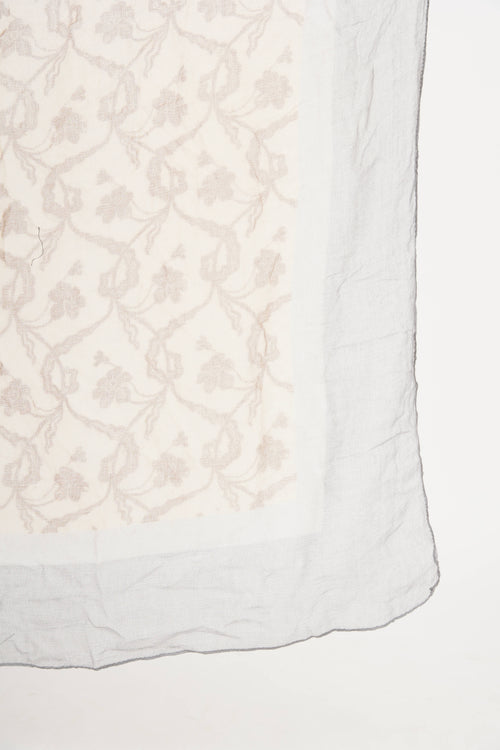 Brunello CucinelliCashmere Floral Scarf