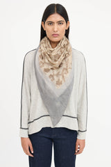Brunello CucinelliCashmere Floral Scarf