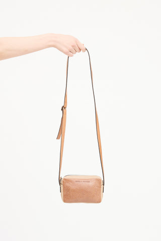 Brunello Cucinelli Leather Contrast Logo Bag