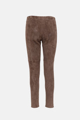Brunello Cucinelli Suede Slim Pant