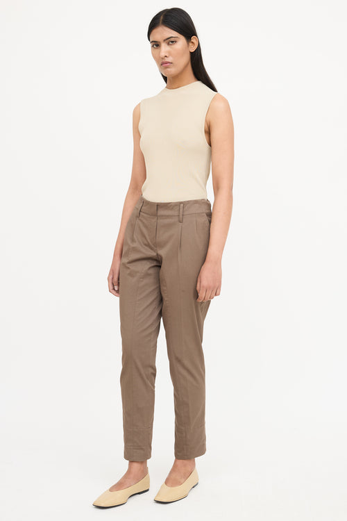 Brunello Cucinelli Gunex Double Waist Trouser