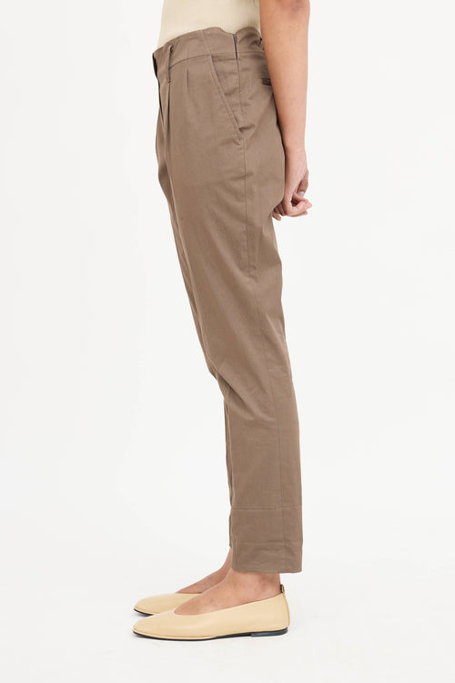 Brunello Cucinelli Gunex Double Waist Trouser