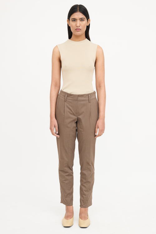 Brunello Cucinelli Gunex Double Waist Trouser