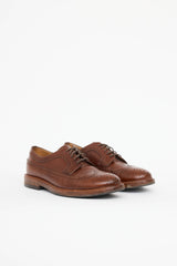 Brunello Cucinelli Leather Brogue Oxfords