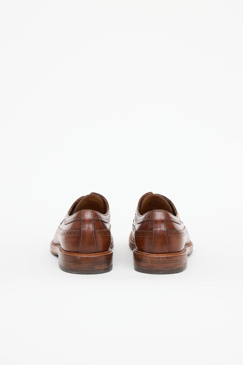 Brunello Cucinelli Leather Brogue Oxfords