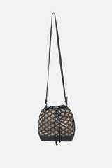 Brunello Cucinelli Leather Monili Lattice Bucket Bag