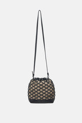 Brunello Cucinelli Leather Monili Lattice Bucket Bag