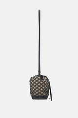 Brunello Cucinelli Leather Monili Lattice Bucket Bag