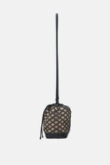 Brunello Cucinelli Leather Monili Lattice Bucket Bag