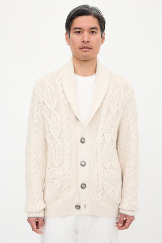 Brunello Cucinelli Cable Knit Cardigan