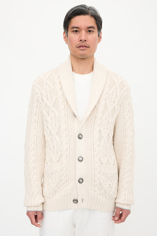 Brunello Cucinelli Cable Knit Cardigan