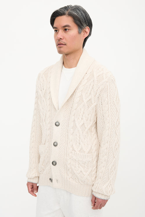 Brunello Cucinelli Cable Knit Cardigan