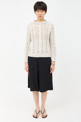 Brunello Cucinelli Cable Knit Monili Sweater