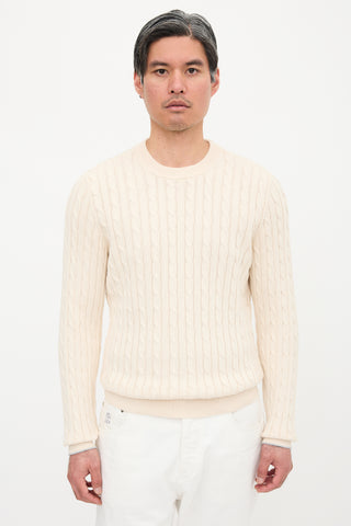 Brunello Cucinelli Cable Knit Sweater