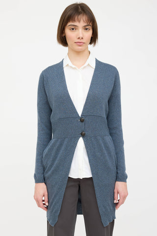 Cashmere Knit V-Neck Cardigan