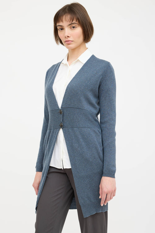 Cashmere Knit V-Neck Cardigan