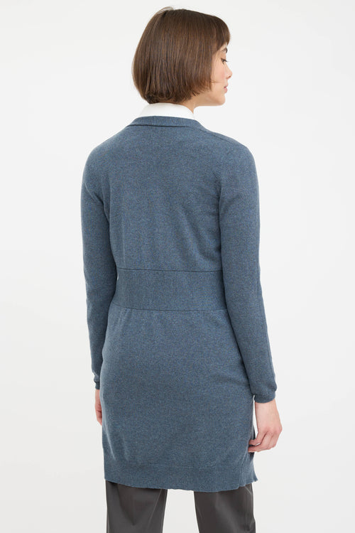 Cashmere Knit V-Neck Cardigan