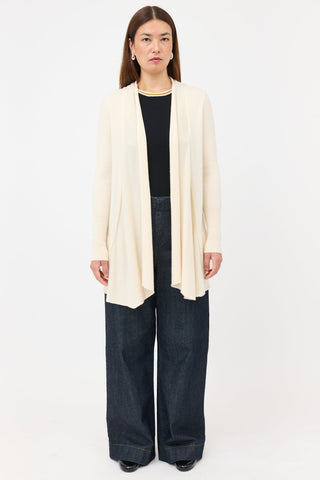 Brunello Cucinelli Cashmere Open Front Cardigan