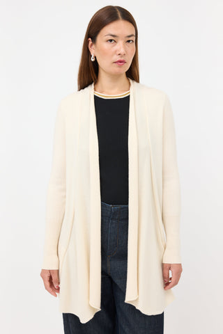 Brunello Cucinelli Cashmere Open Front Cardigan