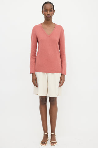 Brunello Cucinelli Cashmere V-Neck Sweater
