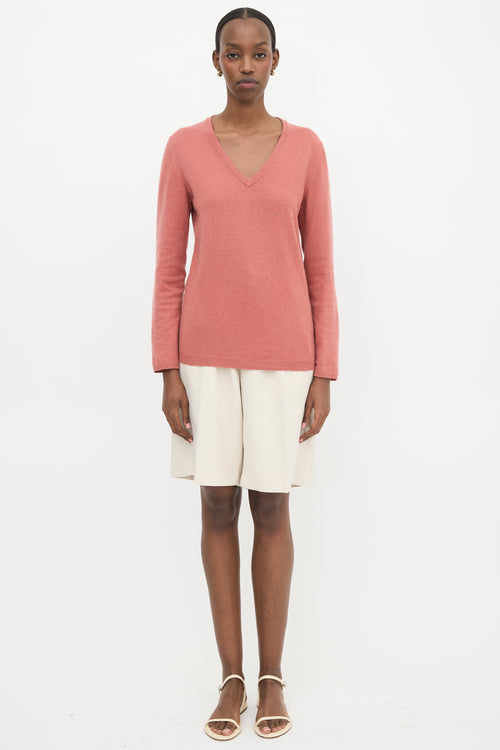 Brunello Cucinelli Cashmere V-Neck Sweater