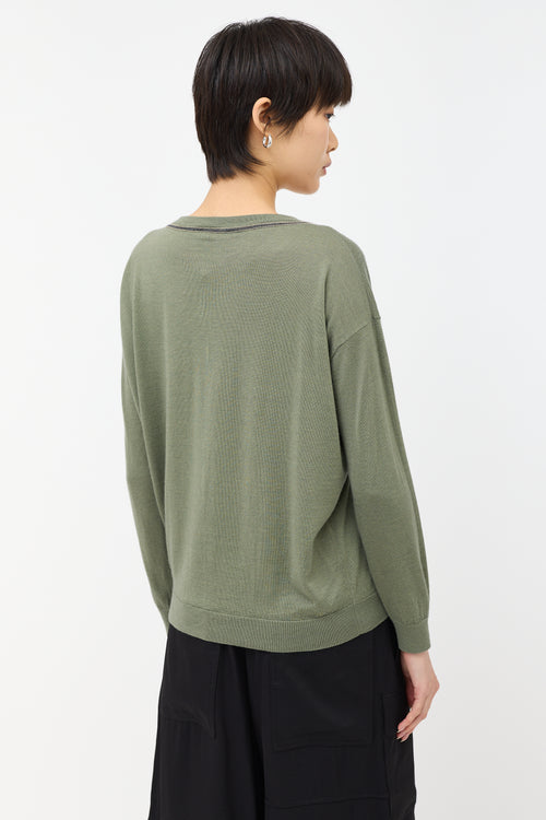 Brunello Cucinelli Cashmere & Silk Monili Sweater