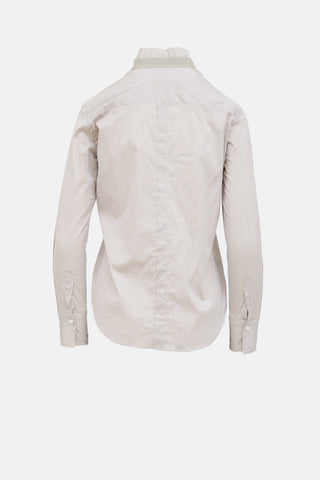 Brunello Cucinelli Check Button Up Shirt