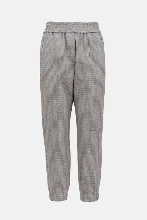 Brunello Cucinelli Wool Houndstooth Trouser