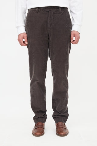 Brunello Cucinelli Corduroy Traditional Fit Trouser