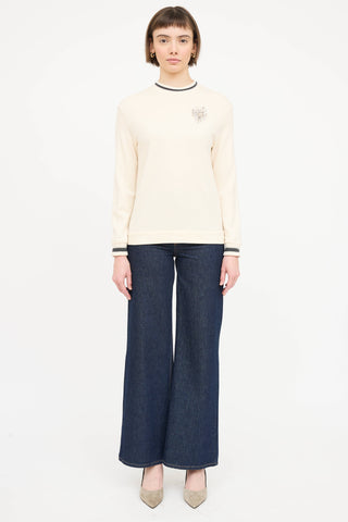 Brunello Cucinelli Cashmere Embellished Sweater