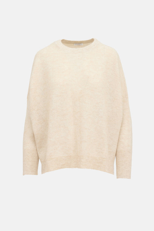 Brunello Cucinelli Metallic Mohair Sweater