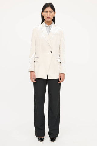 Brunello Cucinelli Velvet Monili Blazer