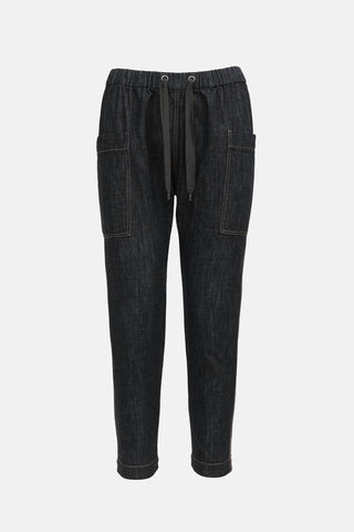 Brunello Cucinelli Denim Monili Trouser