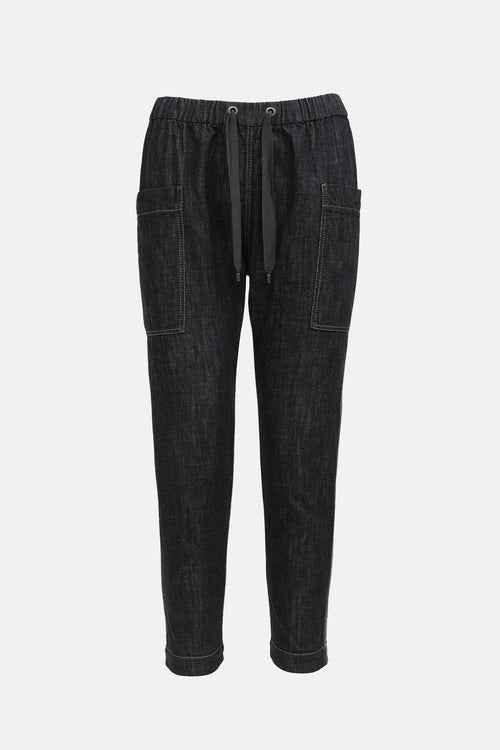 Brunello Cucinelli Denim Monili Trouser