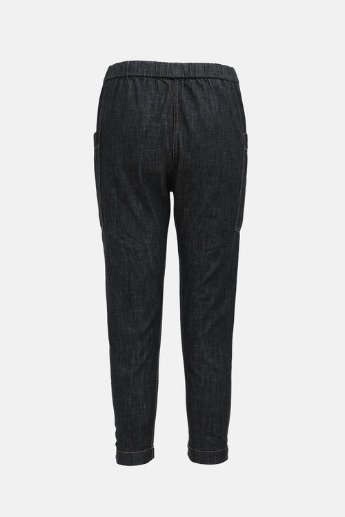 Brunello Cucinelli Denim Monili Trouser