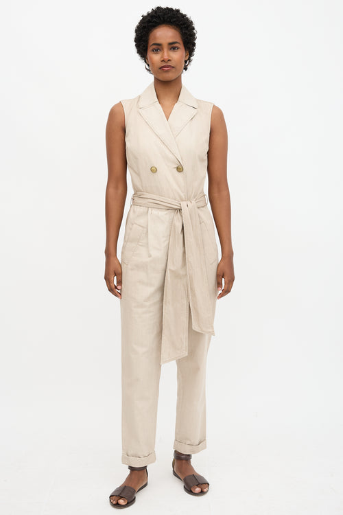 Brunello Cucinelli Double Breasted Jumpsuit
