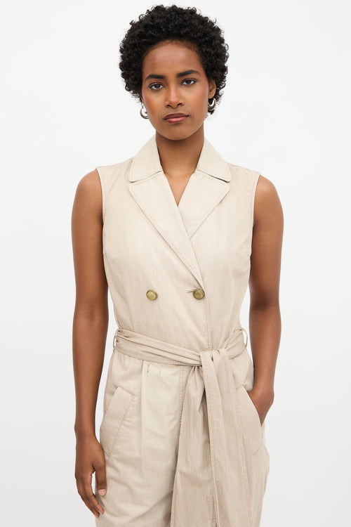 Brunello Cucinelli Double Breasted Jumpsuit
