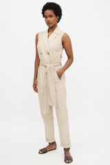 Brunello Cucinelli Double Breasted Jumpsuit