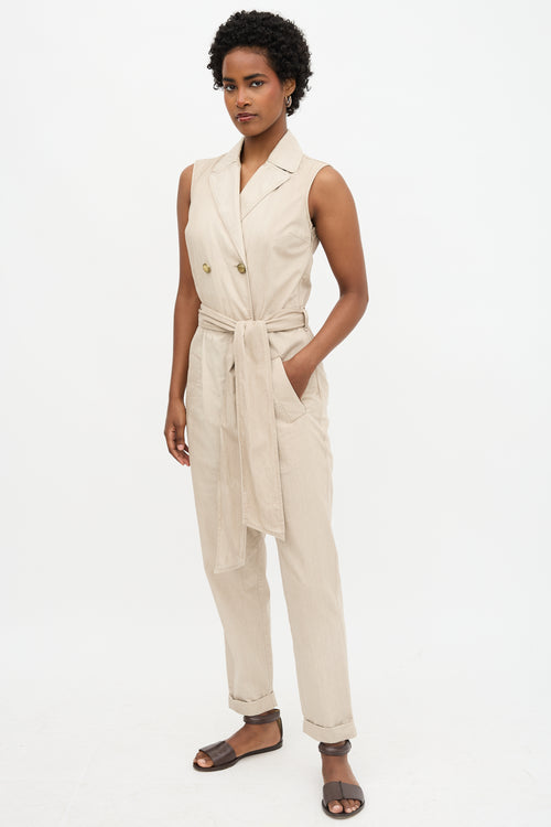 Brunello Cucinelli Double Breasted Jumpsuit