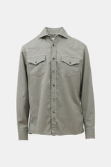 Brunello Cucinelli Easy Fit Western Shirt